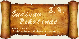 Budisav Mikolinac vizit kartica
